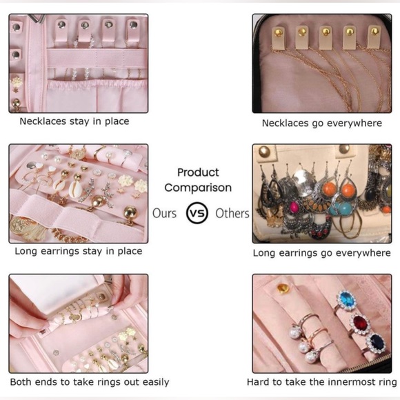BAGSMART Travel Jewelry Organizer - Picture 3 of 7